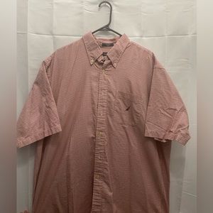 Mens Nautica Short Sleeve Button Up